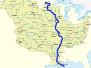 Mississippi-River-map | Neil's Trips